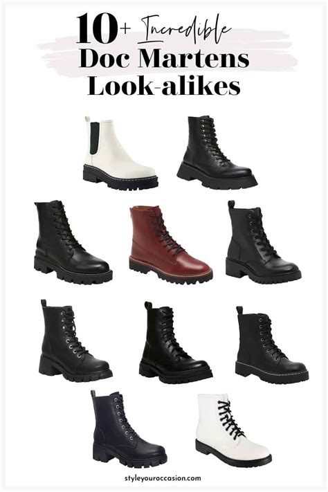 cheap boots like doc martens.